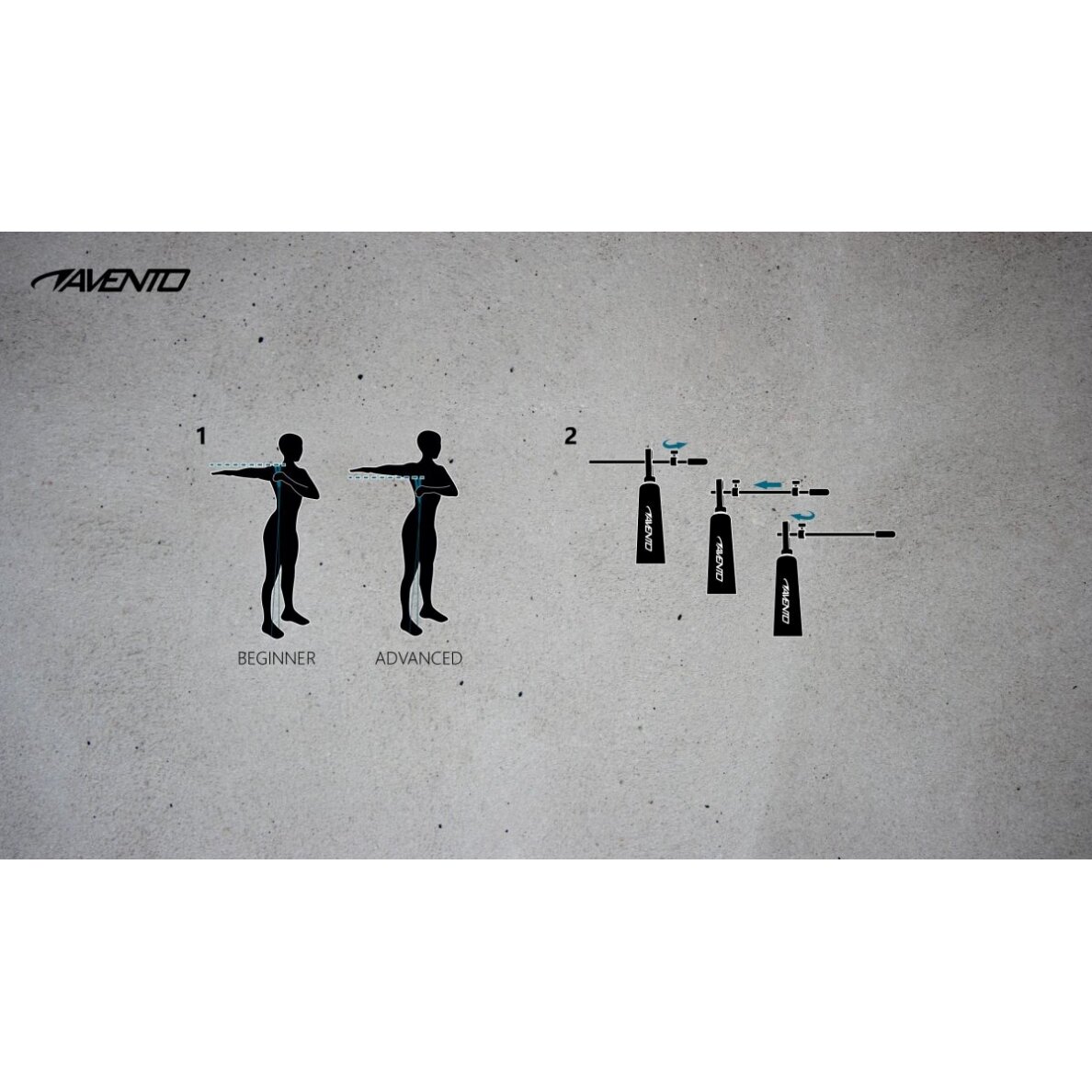 Šokdynė AVENTO 42HO 290cm Steel Blue 2