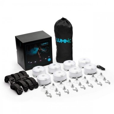 Spalvoti interaktyvieji mygtukai Lummic Reaction (8vnt)