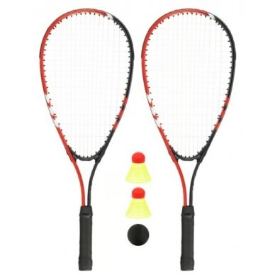Speedbadmintono rink. AVENTO 46BL Red/Grey Speedbadmintono rink. AVENTO 46BL Red/Grey