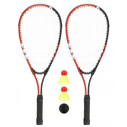 Speedbadmintono rink. AVENTO 46BL Red/Grey Speedbadmintono rink. AVENTO 46BL Red/Grey