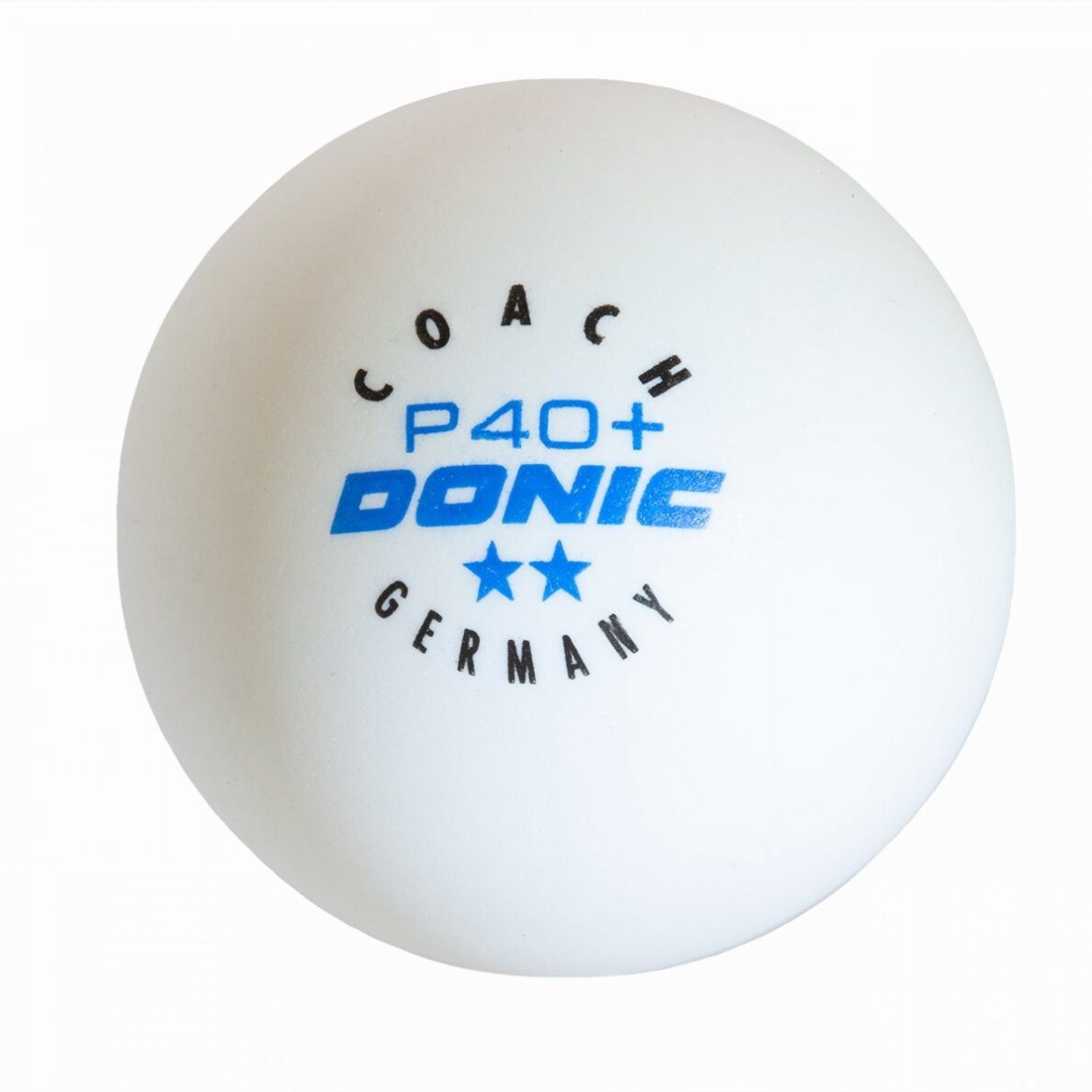 Stalo teniso kamuoliukai DONIC P40+ Coach 2žv. 6 vnt White 1 Stalo teniso kamuoliukai DONIC P40+ Coach 2žv. 6 vnt White 1