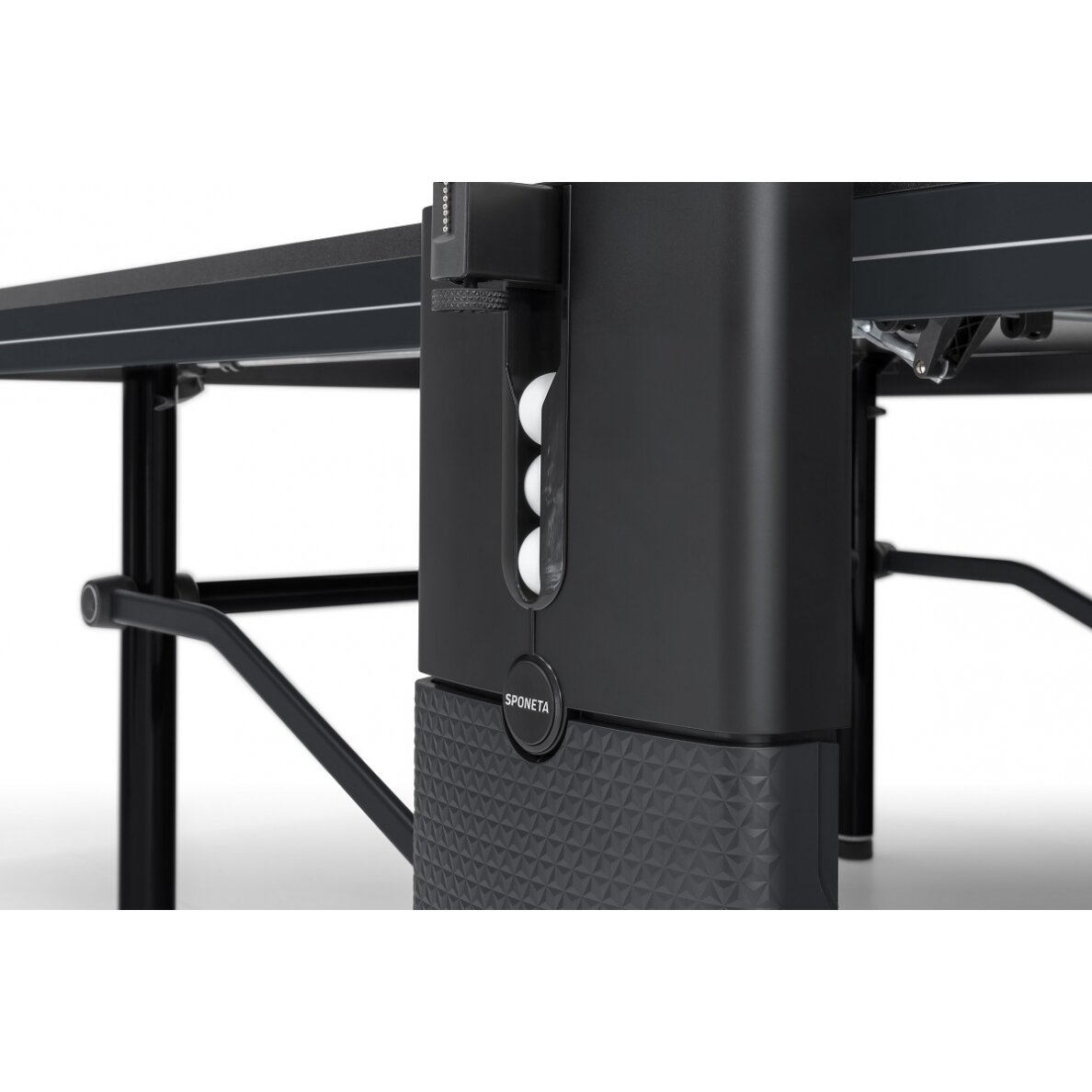 Stalo teniso stalas Sponeta DESIGN-Line Black Edition OUTDOOR 10mm