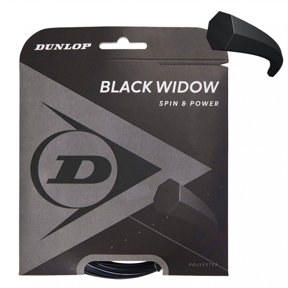Stygos tenisui Dunlop Black Widow 16G/1.31mm/12M
