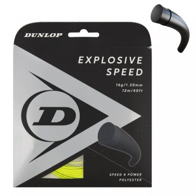 Stygos tenisui Dunlop EXPLOSIVE SPEED 17G/1,25mm/12M Yellow