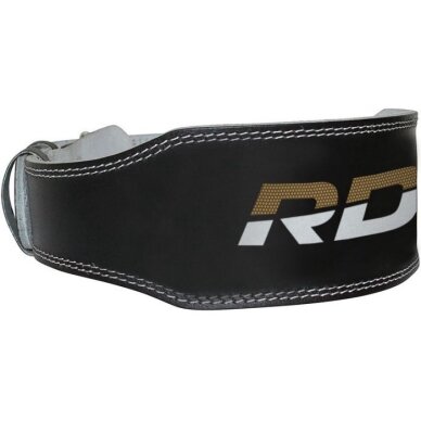Sunkiaatlečių diržas RDX 6 Inch Leather Gym Belt (L dydis) 1 Sunkiaatlečių diržas RDX 6 Inch Leather Gym Belt (L dydis) 1