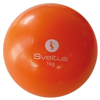 Svorinis kamuolys SVELTUS WEIGHTED BALL 1kg