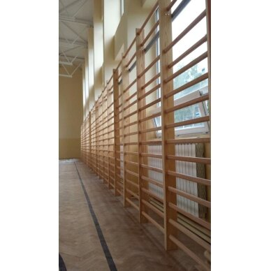 Švediška gimnastikos sienelė Wood-Line 3x0,90x0,10m