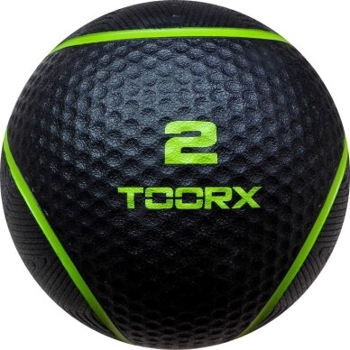 Svorinis kamuolys TOORX Medicine AHF-106 2kg D19,5cm Svorinis kamuolys TOORX Medicine AHF-106 2kg D19,5cm