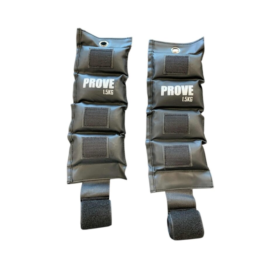 Svoriai kojoms ir riešams Prove Studio 1,5kg (dirbtinė oda) 1