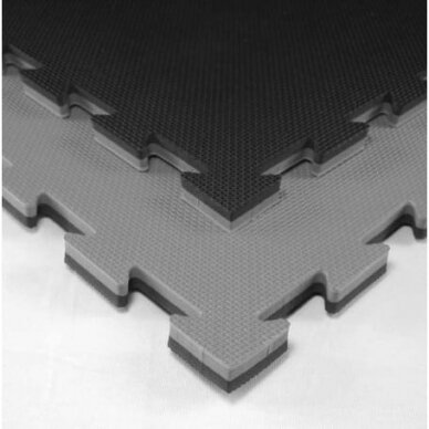 Tatamis EVA E20X 100x100x2,1cm (pilka/juoda) Tatamis EVA E20X 100x100x2,1cm (pilka/juoda)