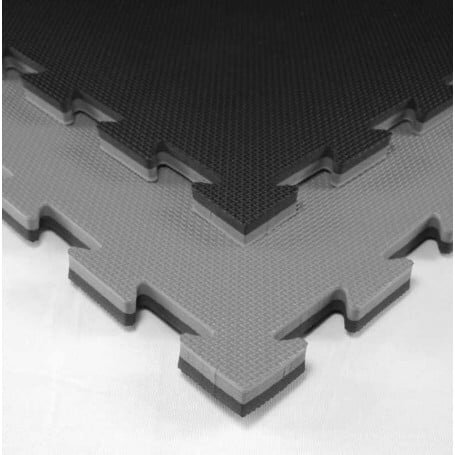 Tatamis EVA E20X 100x100x2,1cm (pilka/juoda) Tatamis EVA E20X 100x100x2,1cm (pilka/juoda)
