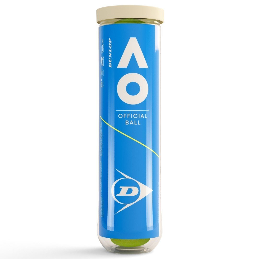 Teniso kamuol. DUNLOP AUSTRALIAN OPEN 4-tube ITF 1 Teniso kamuol. DUNLOP AUSTRALIAN OPEN 4-tube ITF 1
