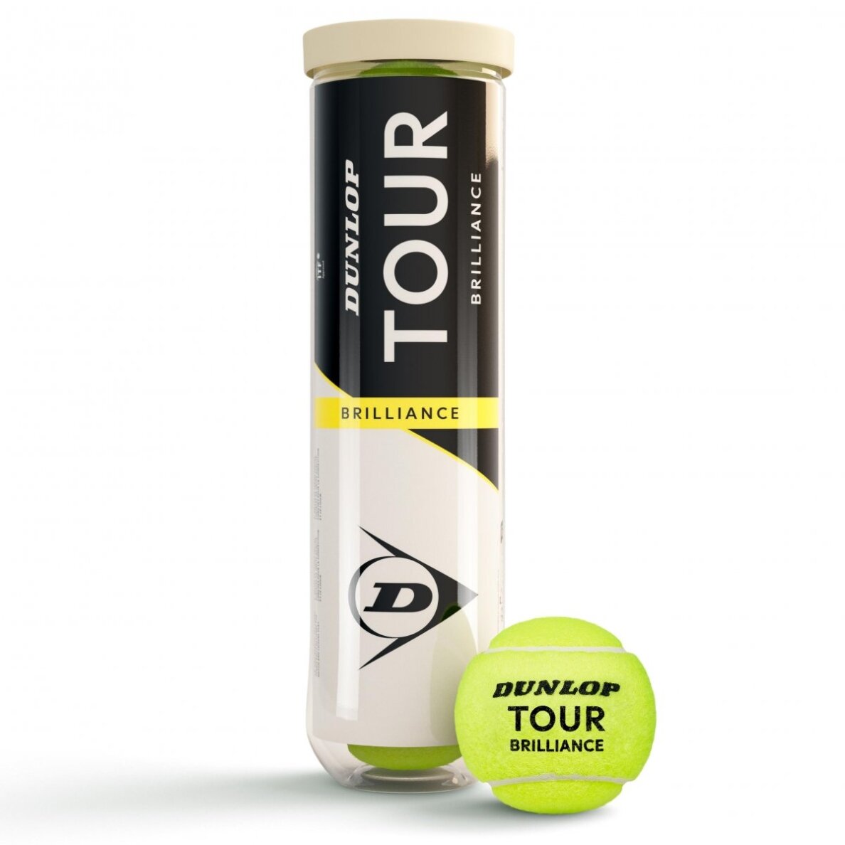 Teniso kamuol. DUNLOP TOUR BRILLIANCE 4-tube ITF Teniso kamuol. DUNLOP TOUR BRILLIANCE 4-tube ITF