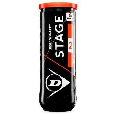 Teniso kamuoliukai Dunlop STAGE 2 ORANGE 3-tube ITF Teniso kamuoliukai Dunlop STAGE 2 ORANGE 3-tube ITF