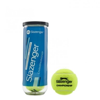 Teniso kamuoliukai SLAZENGER S TB CHAMPIONSHIP 3PET Teniso kamuoliukai SLAZENGER S TB CHAMPIONSHIP 3PET