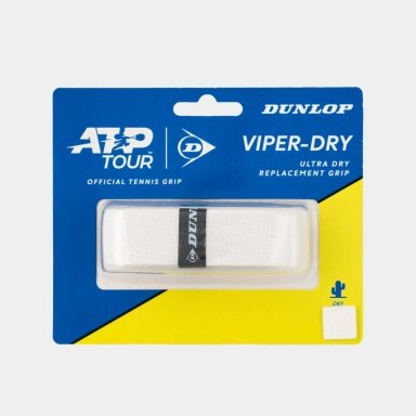 Teniso raketės vid. apvija VIPERDRY ATP 1vnt. white Teniso raketės vid. apvija VIPERDRY ATP 1vnt. white