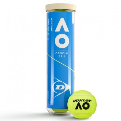 Teniso kamuol. DUNLOP AUSTRALIAN OPEN 4-tube ITF Teniso kamuol. DUNLOP AUSTRALIAN OPEN 4-tube ITF