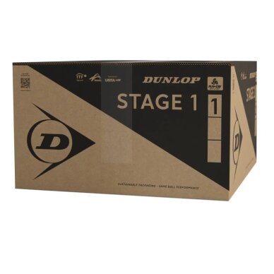 Teniso kamuol. DUNLOP STAGE 1 GREEN 72-box ITF 1