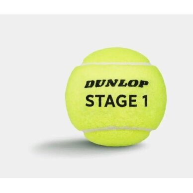 Teniso kamuol. DUNLOP STAGE 1 GREEN 72-box ITF 2 Teniso kamuol. DUNLOP STAGE 1 GREEN 72-box ITF 2