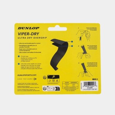 Teniso raketės virš. apvija VIPERDRY ATP 3vnt. white 1 Teniso raketės virš. apvija VIPERDRY ATP 3vnt. white 1