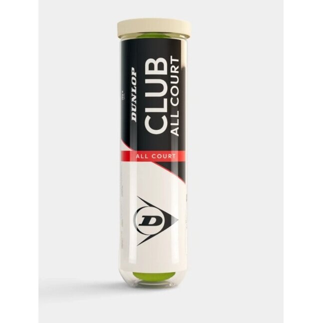 Teniso kamuol. DUNLOP CLUB ALL COURT 4-tube ITF 1