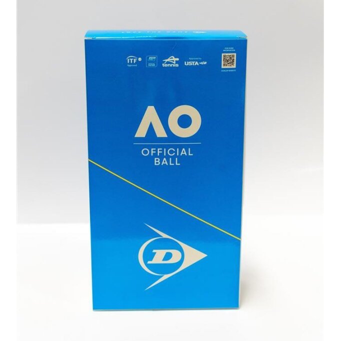 Teniso kamuol. DUNLOP AUSTRALIAN OPEN 2x4-tube ITF 1 Teniso kamuol. DUNLOP AUSTRALIAN OPEN 2x4-tube ITF 1