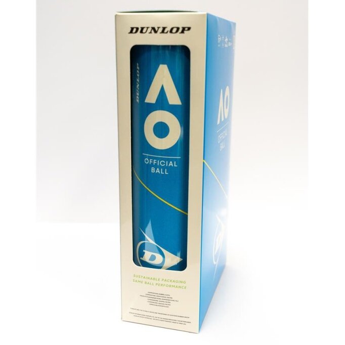 Teniso kamuol. DUNLOP AUSTRALIAN OPEN 2x4-tube ITF 3 Teniso kamuol. DUNLOP AUSTRALIAN OPEN 2x4-tube ITF 3