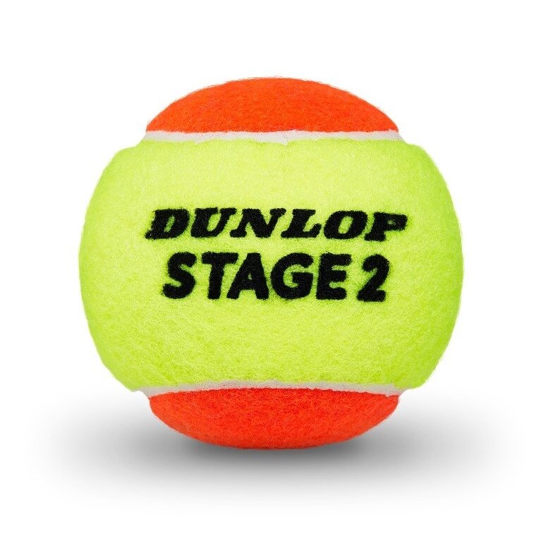 Teniso kamuoliukai Dunlop STAGE 2 ORANGE 3-tube ITF 1 Teniso kamuoliukai Dunlop STAGE 2 ORANGE 3-tube ITF 1