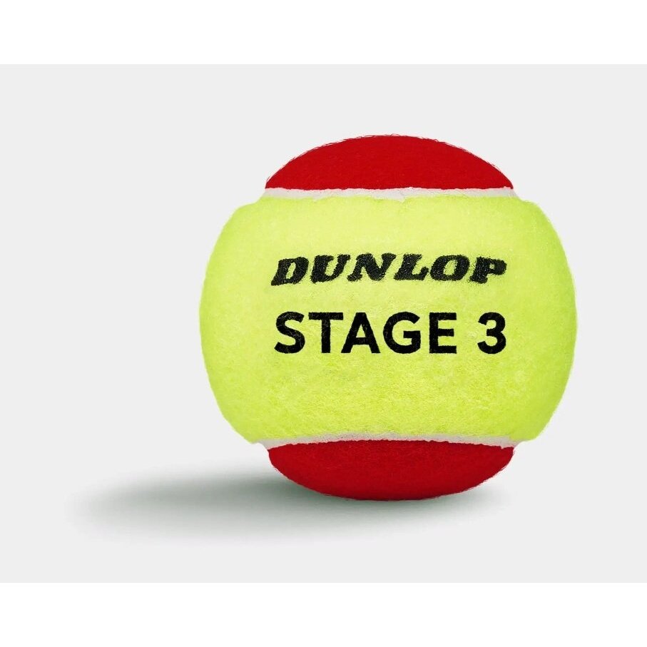 Teniso kamuol. DUNLOP STAGE 3 RED 3-box ITF 2 Teniso kamuol. DUNLOP STAGE 3 RED 3-box ITF 2