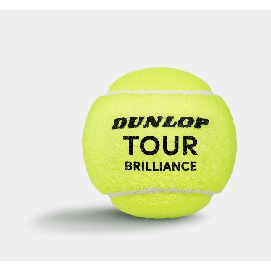 Teniso kamuol. DUNLOP TOUR BRILLIANCE 4-tube ITF 2 Teniso kamuol. DUNLOP TOUR BRILLIANCE 4-tube ITF 2