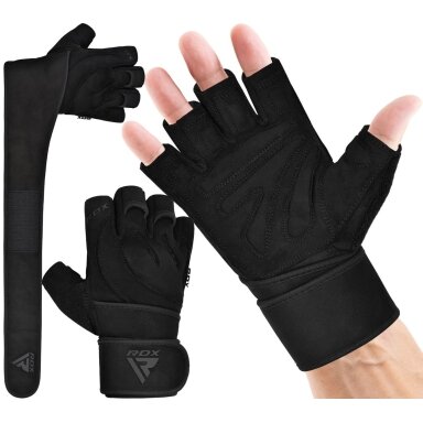 Treniruočių pirštinės RDX MICRO BLACK PLUS