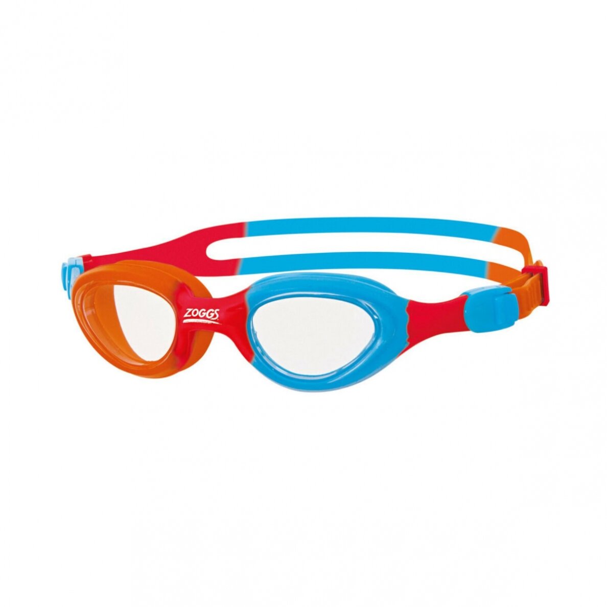 Vaikiški plaukimo akiniai ZOGGS Little Super Seal Orange/Red/Blue (0-6 metų)